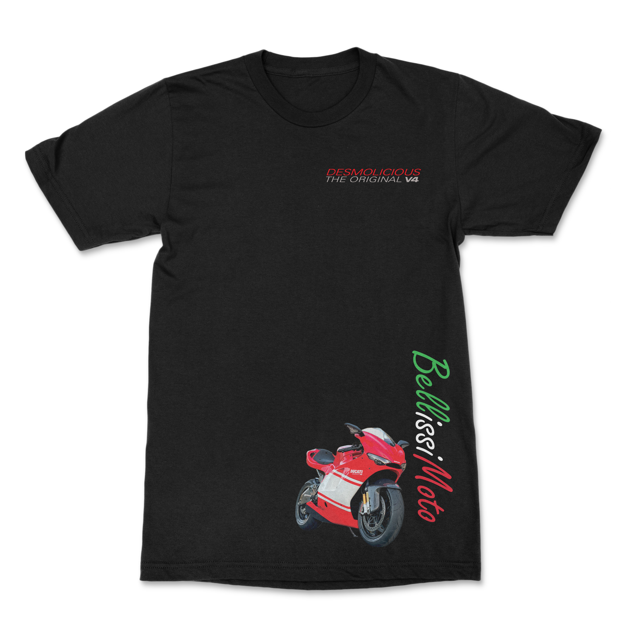 BellissiMoto "DESMOLICIOUS" Desmosedici T-Shirt BellissiMoto "DESMOLICIOUS" Desmosedici T-Shirt